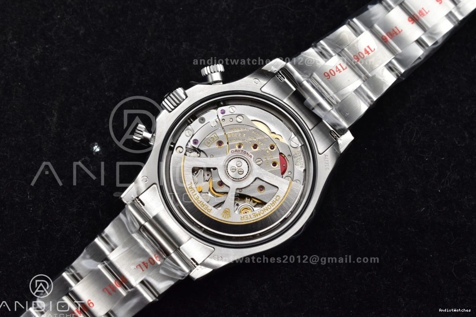 Best Classic V Edition 1:1 QF 794 Black Dial on 126509 Bracelet Silver Daytona SS SH4131 1115